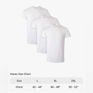 HANES COMFORTSOFT TAGLESS 3 Short Sleeve White T-Shirts Wicking Cool Soft Fabric